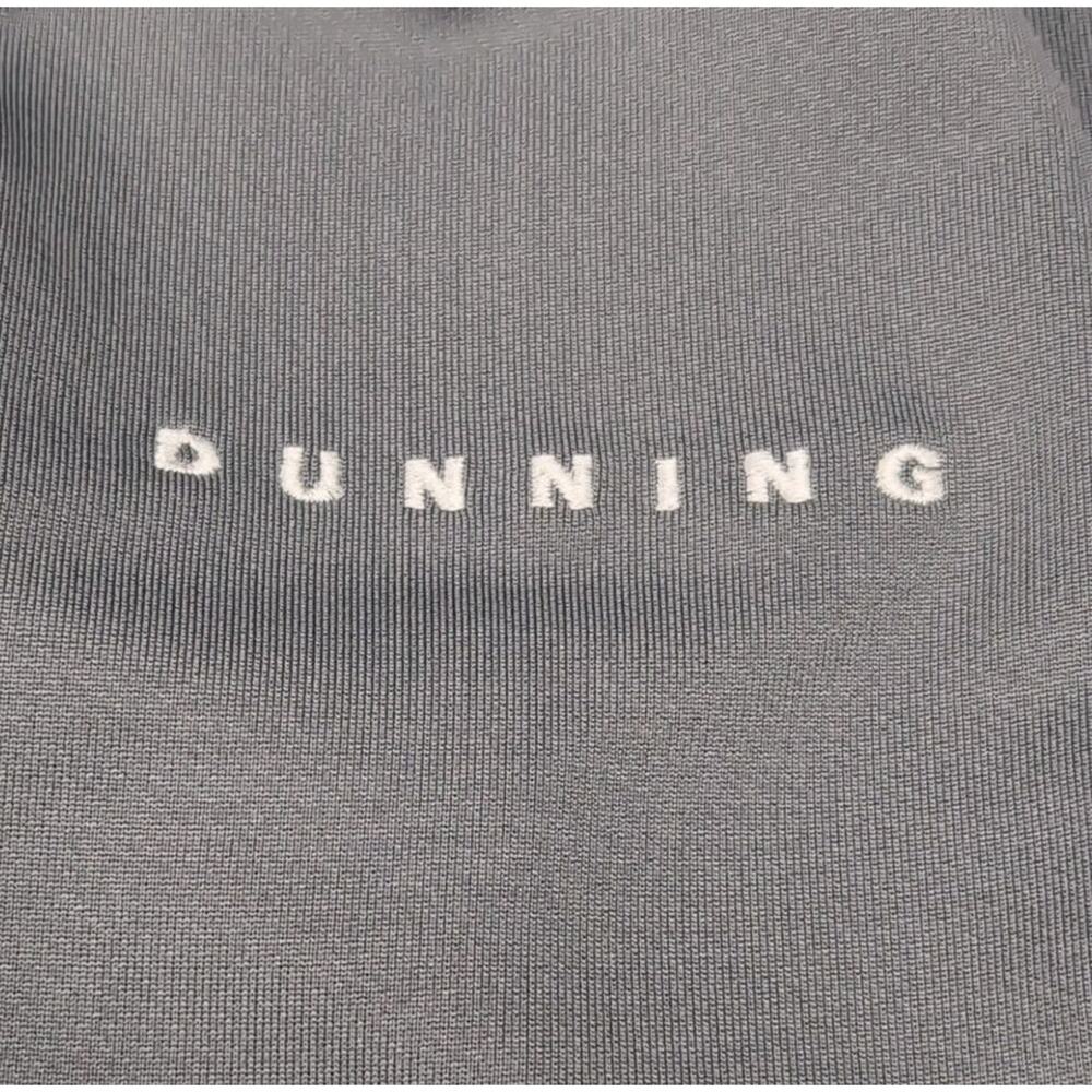 Dunning Golf 1/4 Zip Performance Pullover Mens M Gray Halloween Witch Broom READ - Picture 11 of 15